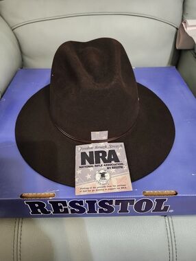 Resistol NRA Dark Brown Western Cowboy Hat